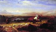 Albert Bierstadt The Last of the Buffalo Sweden oil painting artist